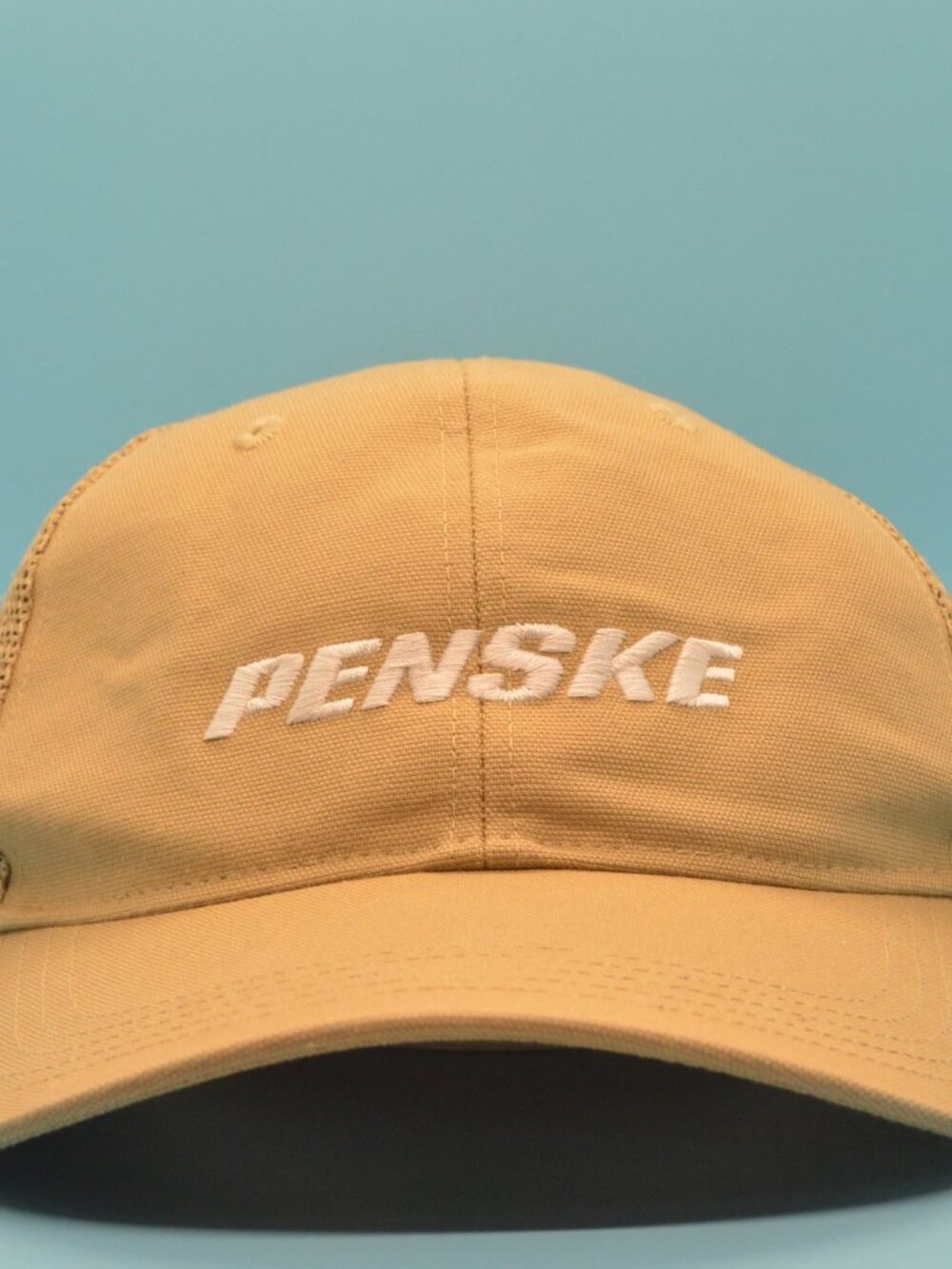 Carhartt Penske Khaki Mesh Trucker Hat OS